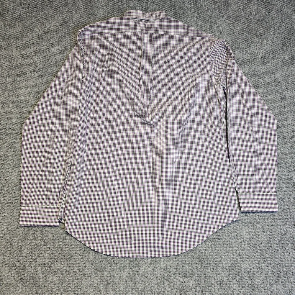 NWT Vintage Polo Ralph‎ Lauren Custom Fit Plaid Button Down Shirt Men's Large